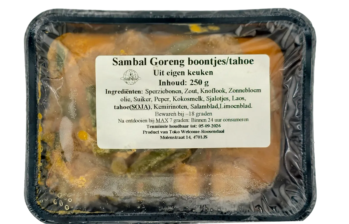 Sambal Goreng Boontjes Tahoe / Tofu